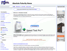 Tablet Screenshot of absolutefuturity.com